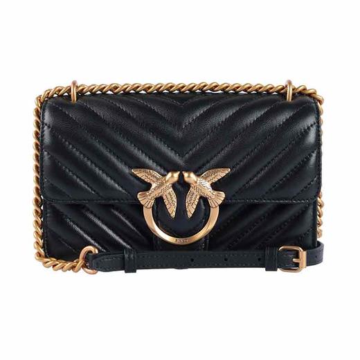 【新品现货超惠秒】Pinko Love One Mini女士绗缝真皮单肩包12417 商品图0