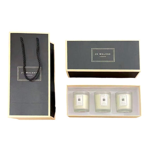 Jo Malone祖马龙香薰蜡烛蜡烛香薰【蓝风玲+鼠尾草与海盐+英国梨与小苍兰】 商品图0