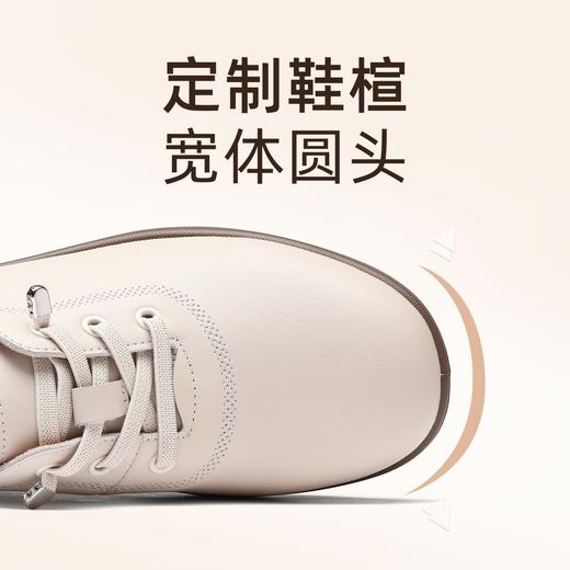 信诺超软底妈妈鞋中老年轻便舒适女鞋子平底休闲皮鞋2025新款秋季5Q9318-11 商品图3