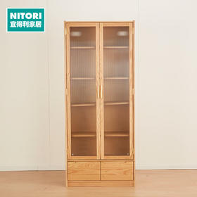 【家具】 收纳柜客厅卧室落地书架实木抽屉书柜 NT-1