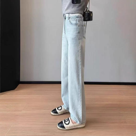 SYJ9563 冰钻直筒牛仔裤 商品图0