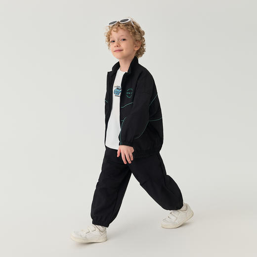 马克珍妮男童城市户外耐磨工装裤2025年秋装新款551306 商品图3