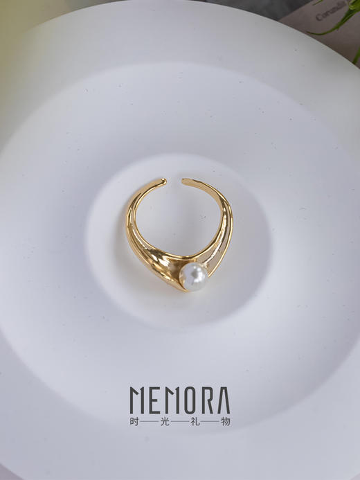 【任选3件599元】「例外」珍珠戒指 S925银戒指时尚ins风手饰MEMORA诗普琳YRE00401（线上专供） 商品图2
