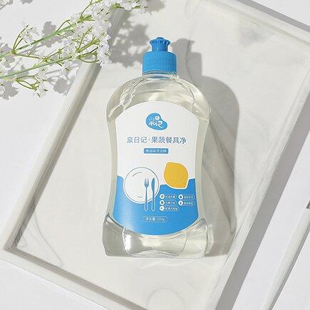泉日记 【A类标准】 果蔬餐具净  洗洁精  500g*5瓶  果蔬清洗 商品图4