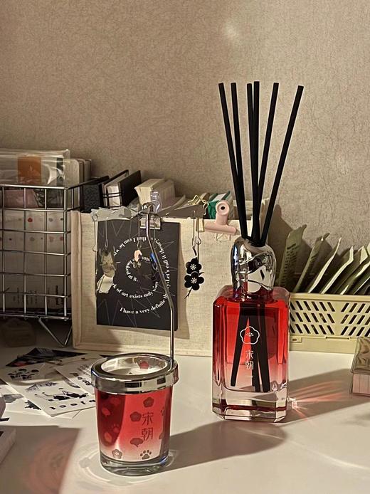 【包邮】宋朝  梅满香薰蜡烛套装（礼盒装） 商品图4