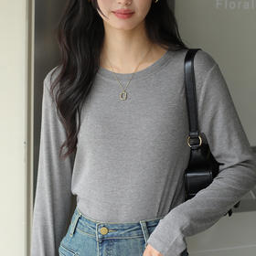 【温柔绵绵圆领T恤】买一送一 手感蓬松软糯 亲肤面料 经典百搭圆领基础款式 