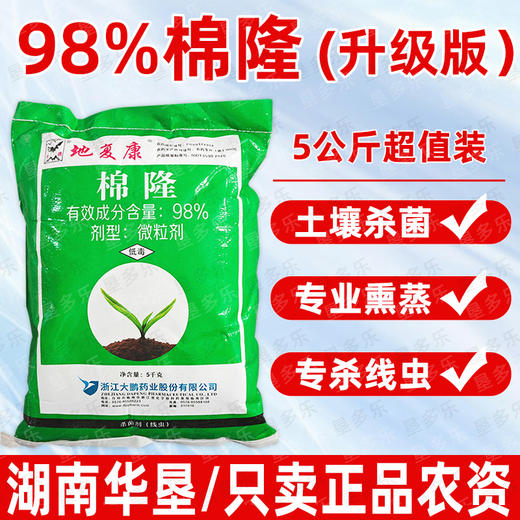 98%棉隆土壤消毒剂大鹏地复康大棚闷棚剂番茄生姜草莓根结线虫 商品图3