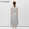 会员福利【官网700+高品质】拉夏贝尔/La Chapelle翻领拼接假两件短袖连衣裙女小众设计感时尚长裙2025新款 商品缩略图4