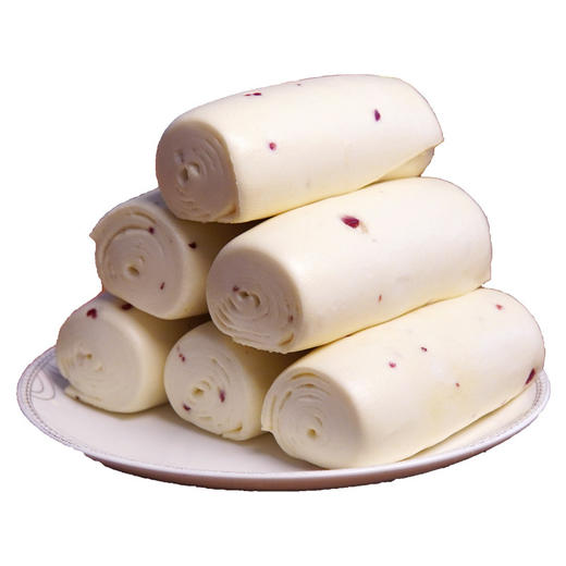 【健康粗粮❗️山药紫薯棒馒头】配料表超干净，只有山药、小麦粉、紫薯、酵母、饮用水，没有其它！早餐儿童面点紫薯棒主食速食半成品 商品图3