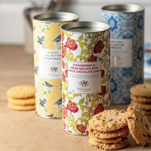 唯廷德 草莓奶油白巧碎片风味饼干（罐装） 商品图3