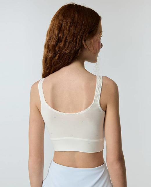 【春上新】8楼爱慕儿童Aimer Kids少女小奶皮柔美珍珠二阶段中长背心AJ115J302，吊牌价269元 商品图3