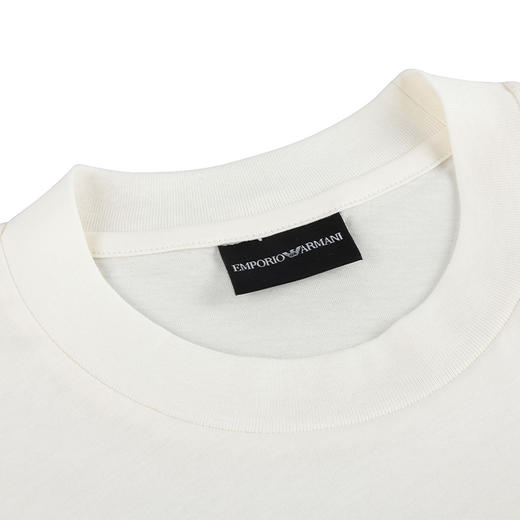 【超惠秒】Emporio Armani 男士刺绣字母logo全新长绒棉薄款舒适短袖T恤 11985 商品图3