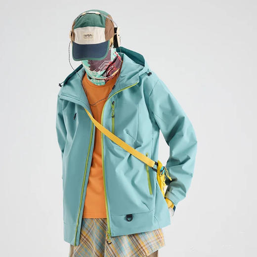 春秋新款冲锋衣亮色户外三防外套 商品图14