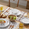 全棉餐垫简约条纹格纹桌垫家用吃饭餐桌纯棉隔热垫子 商品缩略图4