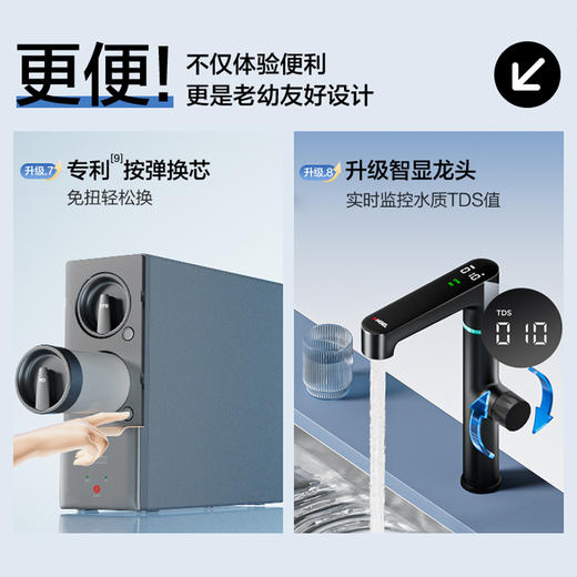 安吉尔玉龙 1000G典藏版净水器 商品图2