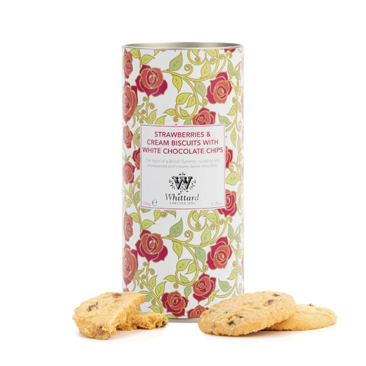 唯廷德 草莓奶油白巧碎片风味饼干（罐装） 商品图2