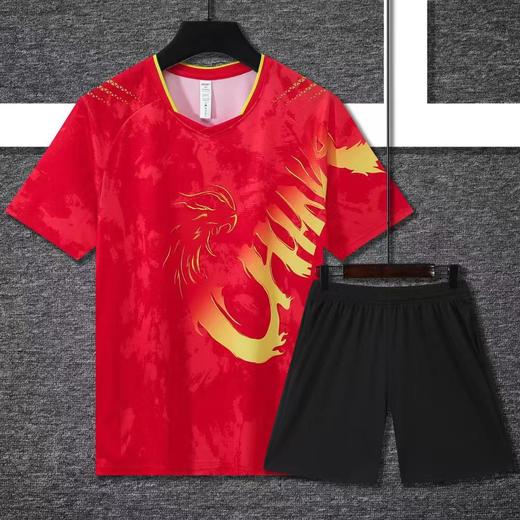 金满贯乒乓球训练比赛服男女短袖上衣套装速干透气 商品图2