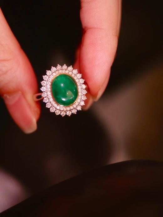 2.77ct素面祖母绿戒指 商品图1