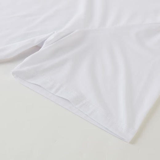  夏季圆领透气纯色上衣男装T恤宽松 男士短袖 莫代尔 商品图6