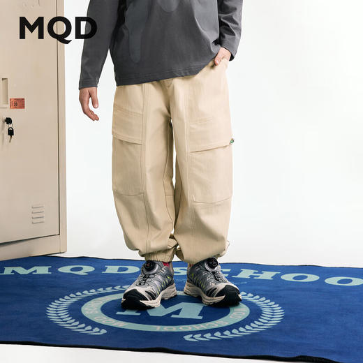【MQD】【束脚裤】秋季新品男大童户外露营工装休闲裤 商品图0