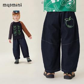 【110-140】【MQDmini】男童春秋牛仔裤宽松百搭长裤