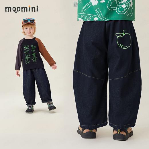 【110-140】【MQDmini】男童春秋牛仔裤宽松百搭长裤 商品图0