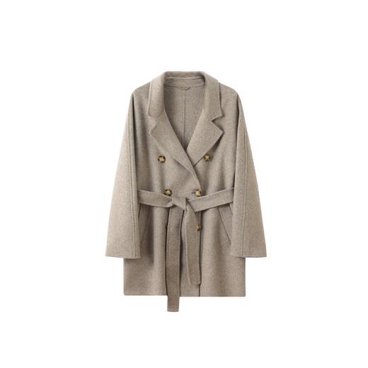 “万物与歌”超细100羊毛一手长简约毛呢外套YM05 商品图3