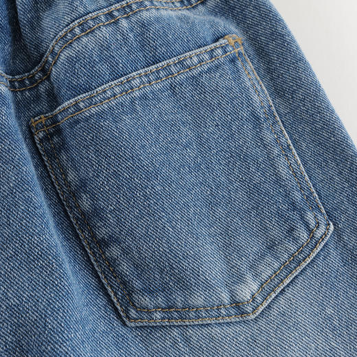 马克珍妮女童挺括有型直筒牛仔裤 儿童裤子2025年秋装新款551383 商品图4