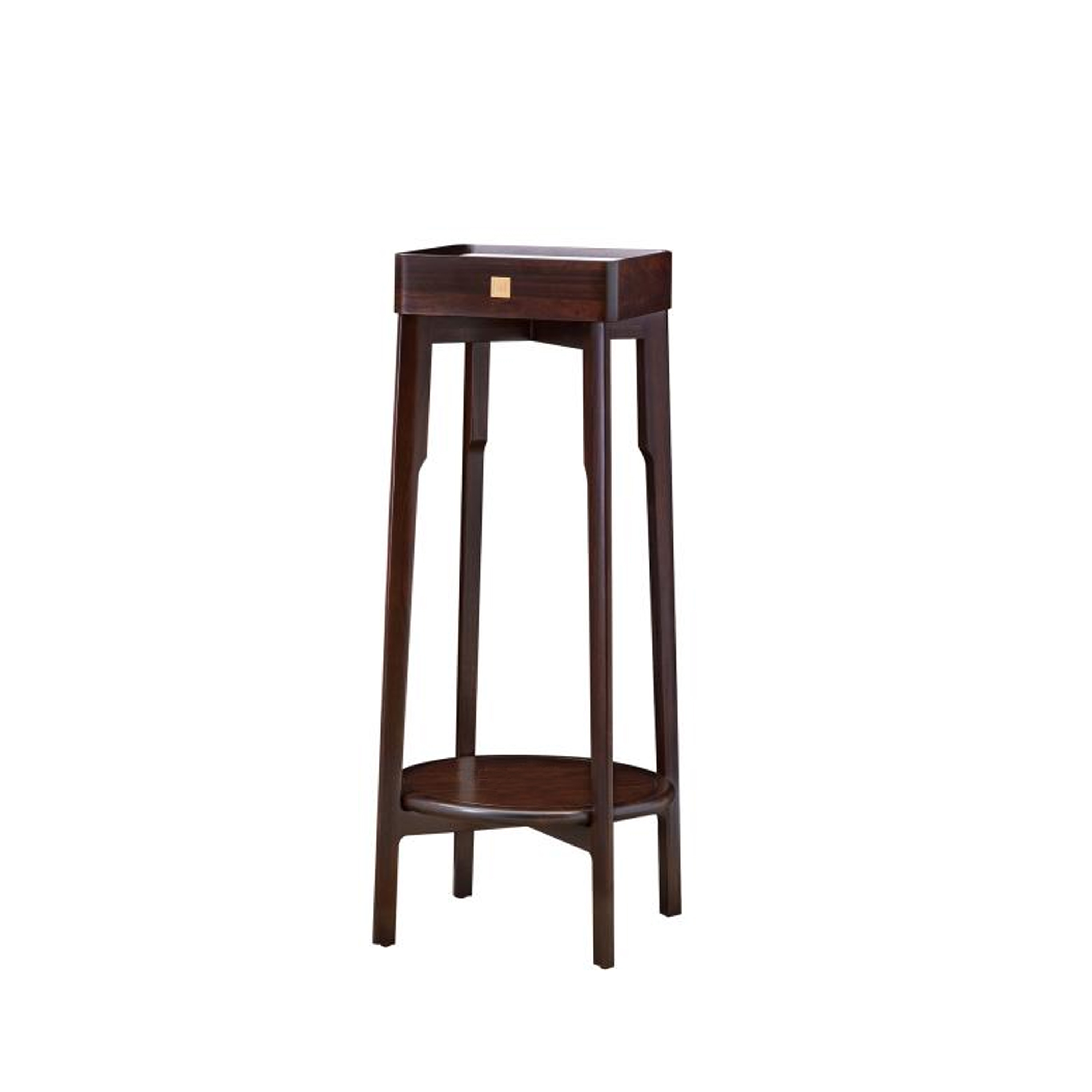 【新中式-中花架KD-Y-T9301-2】黑檀/客厅/卧房/书房/花架