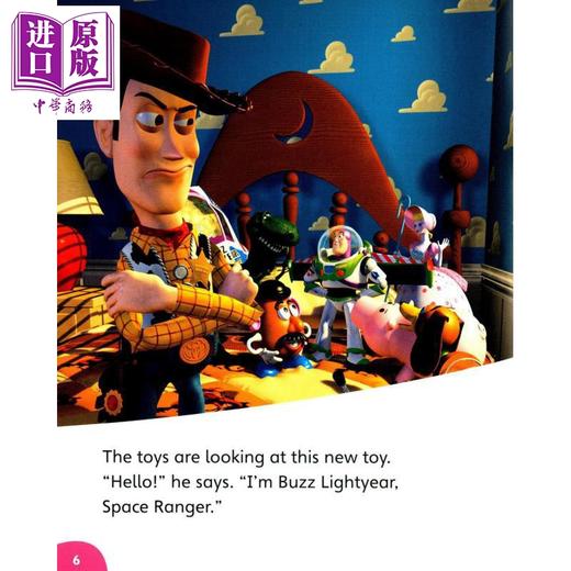【中商原版】英文原版 级别2 迪士尼儿童读物 玩具总动员含音频Level 2 Disney Kids Readers Toy Story Pack Pearson English 商品图1