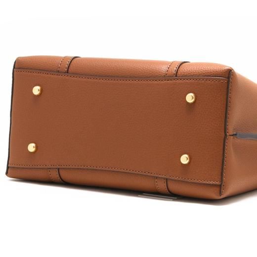 【新品超惠秒】托里·伯奇 Tory Burch 女士 Perry 小号棕色荔枝纹手提单肩包81928905 商品图4