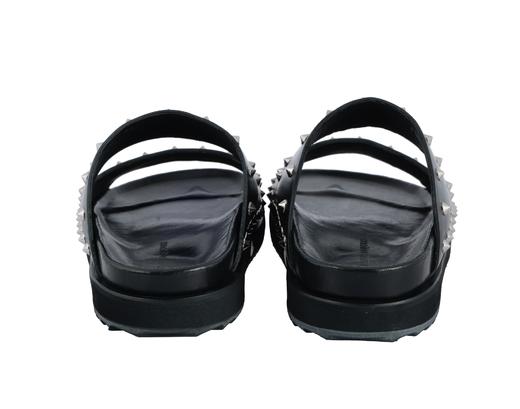 【超惠秒】McQueen 麦昆 男士舒适百搭真皮拖鞋 12396 商品图3