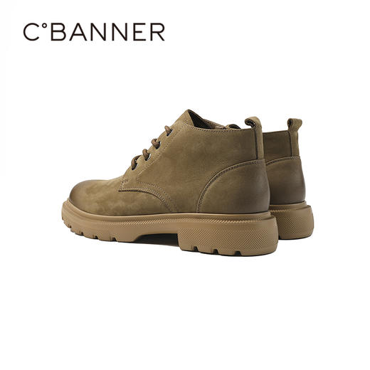 千百度舒适男时尚休闲鞋工装靴男鞋A25513516 商品图3