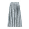 丁摩 细褶显瘦气质百褶半身裙女夏季a字大摆裙通勤韩版中长裙5ZF-8111 商品缩略图4