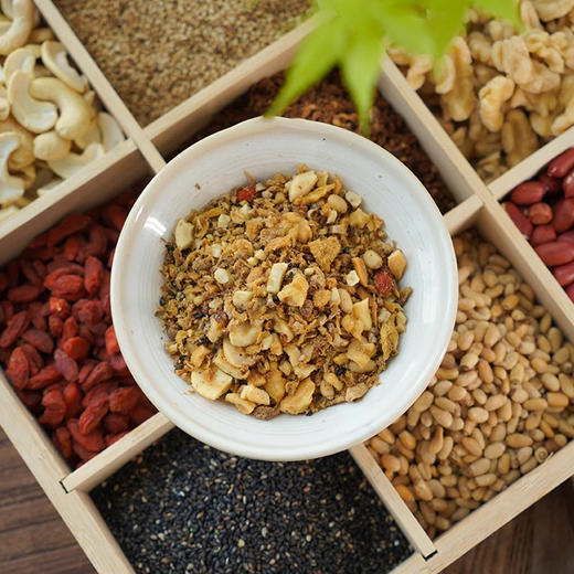 【买二送一❗核桃枸杞老姜茶】新中式姜茶「传统手工铁锅炒制」果姜茶足足选用核桃仁/生姜/腰果/花生/红糖/黑芝麻/枸杞子/菜籽油/松子，坚果姜茶核桃枸杞子坚果老姜茶L 商品图3