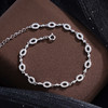 子佩集S925银【倩影凌波】手链【SL070490】纯银时尚椭圆圈锆石2507 商品缩略图2