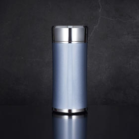 子佩集S999银【清风兰影】泡茶杯【DDY001】纯银泡茶杯-蓝色2507