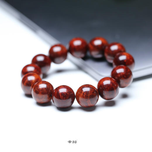 【青山精选】1.8*13颗5星嫩瘤半满瘤疤小叶紫檀手串 t31 商品图4