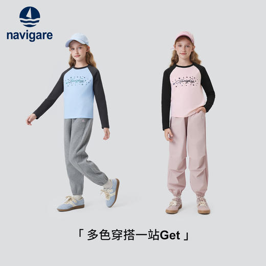 【纳维凯尔】【120-165】意大利小帆船女童长袖T恤 商品图5