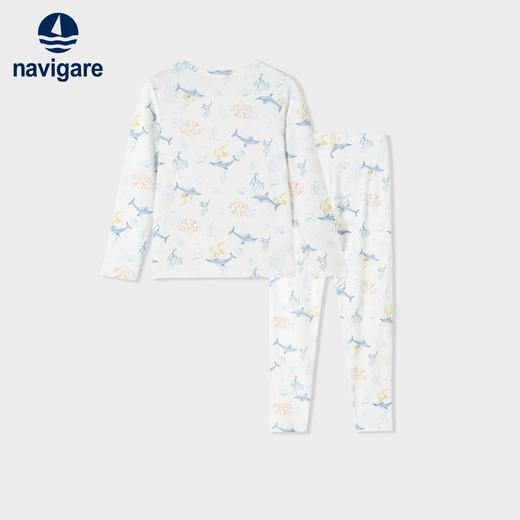 【纳维凯尔】【120-165】【兰精莫代尔】意大利小帆船男童保暖内衣套装 商品图1