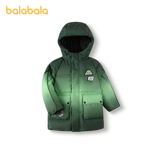 巴拉巴拉童装儿童羽绒服男童冬装加厚保暖外套连帽上衣小童户外潮 商品图4
