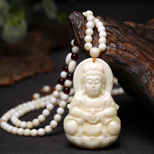 丁摩 正品老蜜蜡吊坠水滴鸡油黄项链随行男女款琥珀金绞蜜长款毛衣链5ZF- 商品图11