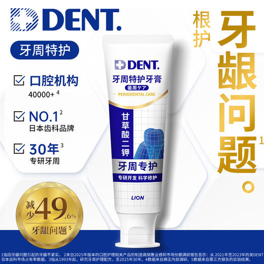 【店铺上新】DENT牙周特护牙膏90g 商品图0