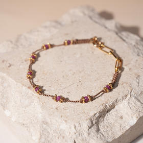 订购8周到｜Tityaravy-LOTUS-红宝石 手链［法国设计师］