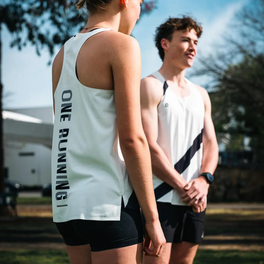 One Running Victory Speed ECLIPSE 白黑 运动背心/短袖 商品图3