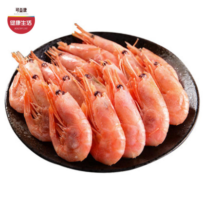 优选|加拿大北极甜虾 80/100型 80%带腹籽率 肉质弹嫩 鲜美甘甜 1.5kg