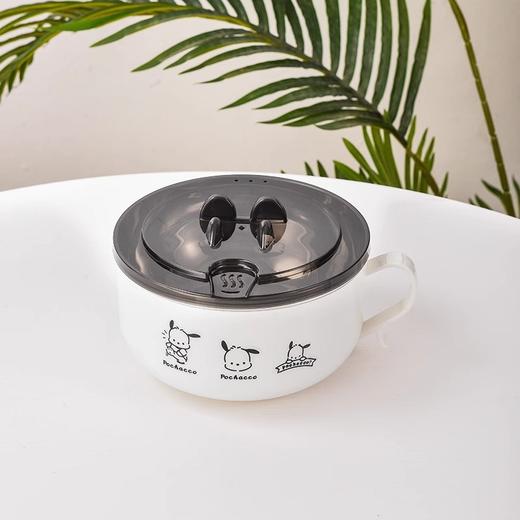 送餐具+同款贴纸！【可沥水，可拌面，可泡面！】超大容量1000ml 泡面碗带盖 学生宿舍沥水 304不锈钢方便面碗 防烫汤碗大容量饭盒-QB 商品图4