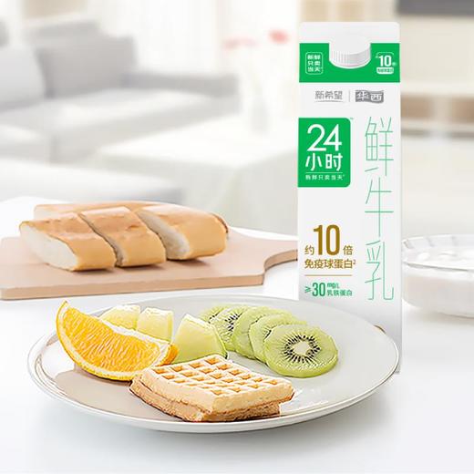 新希望 巴氏杀菌 24小时 鲜牛奶 950ml（盒） 商品图4
