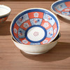 有谷窑 宜得利家居 釉下彩日本制陶瓷耐热碗盘餐具套装可洗碗机 市松雀 商品缩略图5