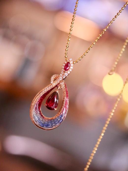 1.03ct刻面红宝石吊坠 商品图4